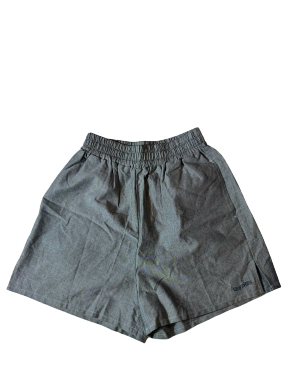 Djerf Avenue Organic Cotton Gray Elastic Waist Shorts Size XS